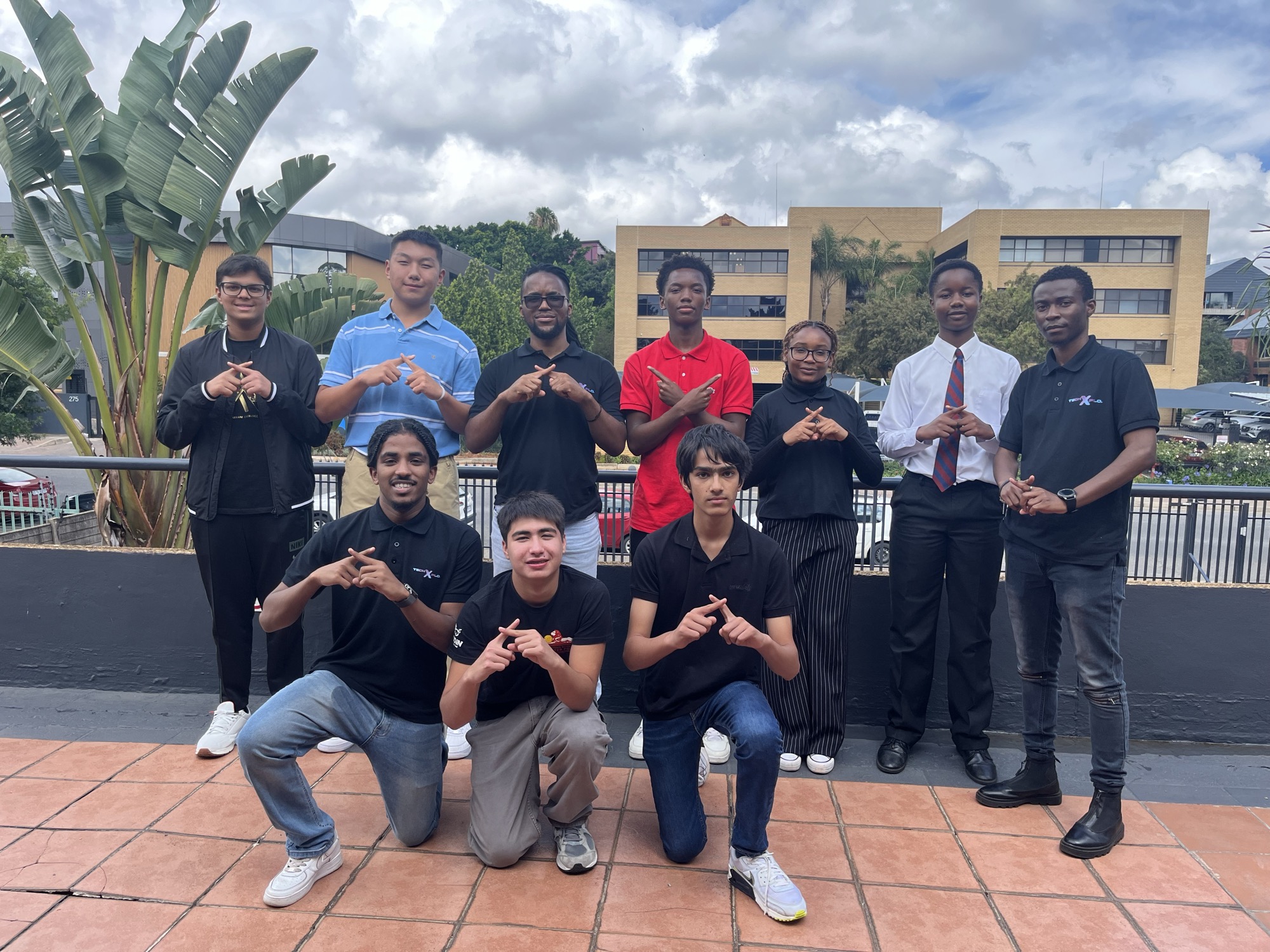 Students and mentors at a TechXplo workshop